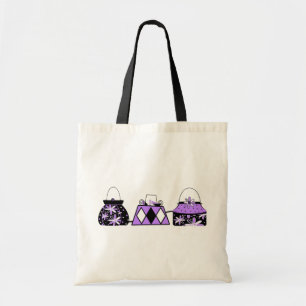 Paarse Mode Canvas tas