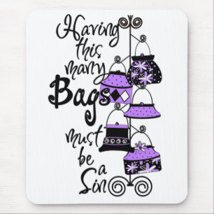 Paarse Mode Mousepad Muismat