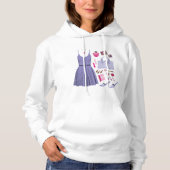 Paarse Mode set Hoodie (Voorkant)