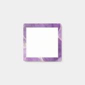 Paarse moderne alcoholinkt post-it® notes (Voorkant)