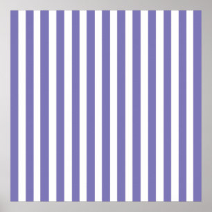Paarse moderne stripes poster