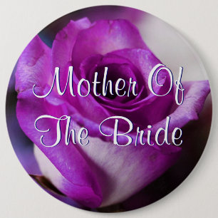 Paarse moeder van het Britse Roos Ronde Button 6,0 Cm