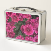 Paarse moeders metalen lunchbox (Voorkant)