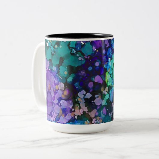 Paarse Mok Hydrangea Coffee (Voorkant links)