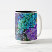 Paarse Mok Hydrangea Coffee (Voorkant rechts)