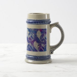 Paarse Mok van de cirkels Beer Stein