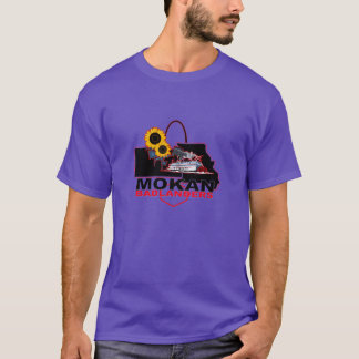 Paarse MOKAN Badlanders Heren Tri-Blend T-shirt