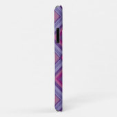 Paarse monogram - roze lavender Diamond Patroonkun Case-Mate iPhone Case (Achterkant/rechts)