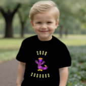 Paarse monster baby T-shirt