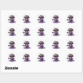 Paarse Monster Stickers (Vel)