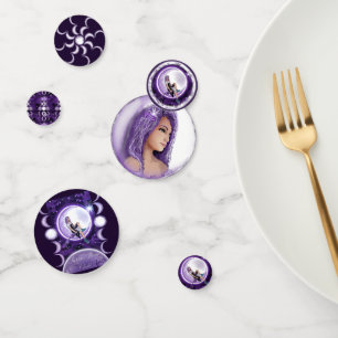 Paarse Moon Child Confetti