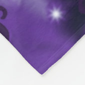 Paarse Moon Child Fleece Blanket Deken (Hoek)