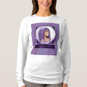 Paarse Moon Child T-Shirt (Voorkant)