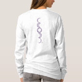 Paarse Moon Child T-Shirt (Achterkant)