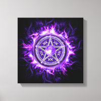 Paarse Moon Pentagram