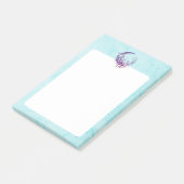 Paarse Moon Post-it® Notes (Schuin)