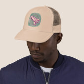 Paarse Moon Rocket Trucker Pet (In situ)