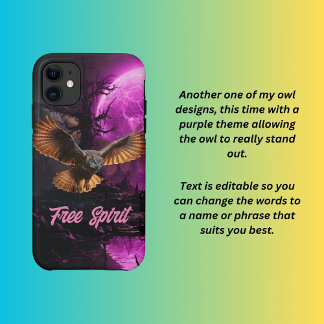 Paarse Moonlight iPhone 11 Hoesje