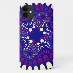 Paarse morning Glory Flower iPhone 11 Hoesje