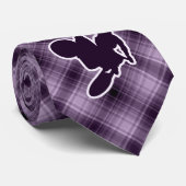 Paarse Motocross Whip Stropdas (Opgerold)