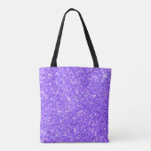Paarse mousserende canvas tas van het glitterpatro (Achterkant)