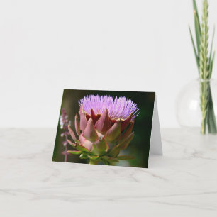 "PAARSE MUSK THISTLE"/FOTOG. NOTECARD KAART