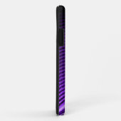 Paarse muziekluidspreker en geluidsgolven Case-Mate iPhone case (Achterkant/rechts)