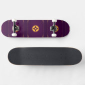 Paarse mysterie skateboard (Horizontaal)