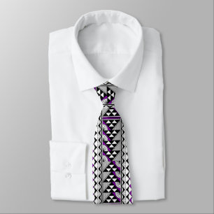 Paarse Native Sun en Rain Tie Stropdas