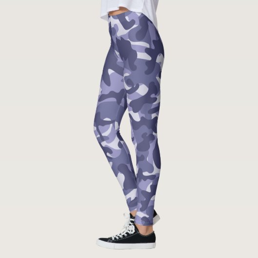 Paarse Navy Camouflage Leggings (Links)