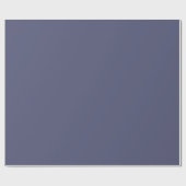 Paarse Navy Solid Plain Cadeaupapier (Vlak)