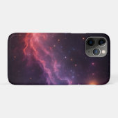 Paarse Nebula Case-Mate iPhone Case (Achterkant (horizontaal))