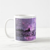 Paarse Nebula Comic Style Chicago Mok (Links)