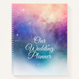 Paarse Nebula Notitieboek