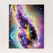Paarse Nebula van Fantasy Universe van Telescope Legpuzzel (Verticaal)