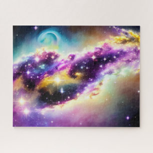 Paarse Nebula van Fantasy Universe van Telescope Legpuzzel
