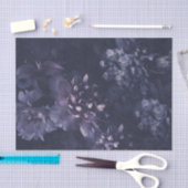 Paarse Nederlandse Floral Tissuepapier (Craft)