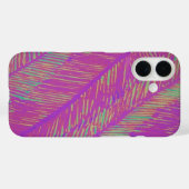 Paarse Neon Palmen Case-Mate iPhone Case (Achterkant (horizontaal))