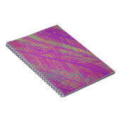 Paarse Neon Palms Notitieboek (Rechterzijde)