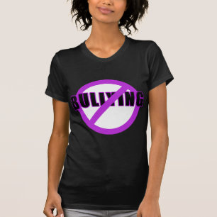 Paarse NIET-BULLYING T-shirts en Buttonnen