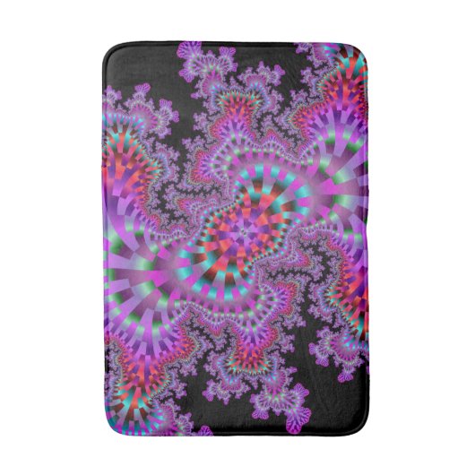Paarse Nightmare Bath Mat (Voorkant Verticaal)