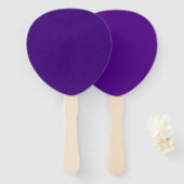 Paarse Noise-Effect Heart Paddle Fan – Aanpassen Handwaaier (Voorkant en achterkant)