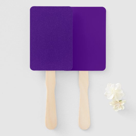 Paarse Noise Paddle Hand Fan Set – Handwaaier (Voorkant en achterkant)