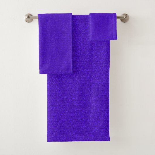 Paarse Noise Towel Set Bad Handdoek (Insitu)