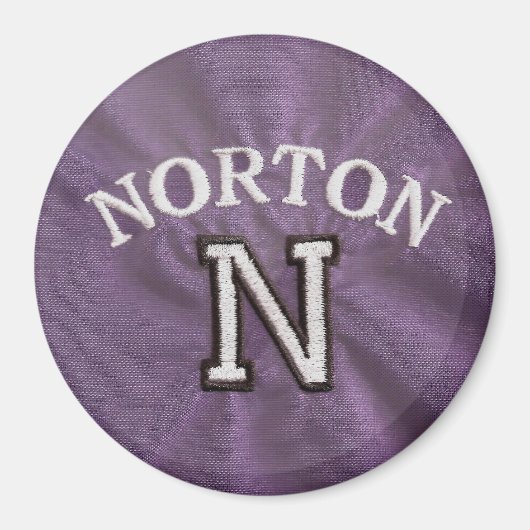 Paarse Norton Magnet Magneet (Voorkant)