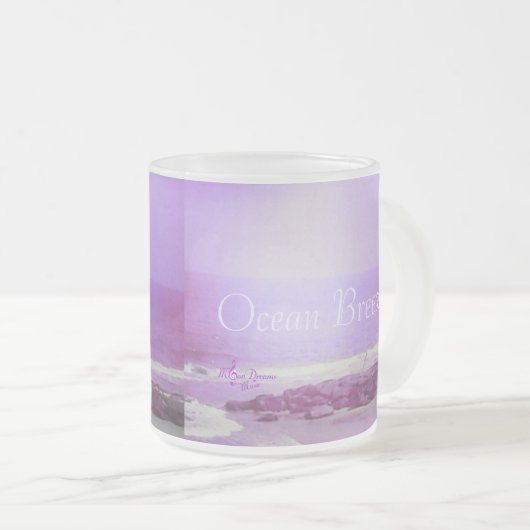 Paarse Oceaan en Sky Ocean Breeze Mok (Voorkant rechts)