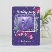 Paarse Ocean Mermaid (Staand voorkant)