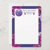 Paarse Ocean Mermaid (Achterkant)