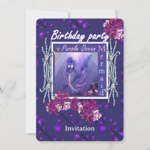 Paarse Ocean Mermaid