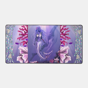 Paarse Ocean Mermaid Bureaumat